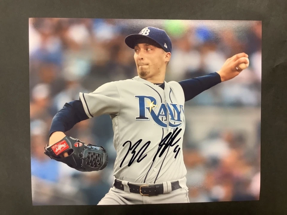 BLAKE SNELL SIGNED 8X10 PHOTO TAMPA BAY RAYS BASEBALL AUTOGRAPH AUTO COA - Image 1 of 1
