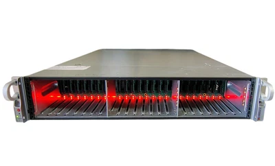 SUPERMICRO 216-9 2028R-E1CR24H 64GB Ram BPN-SAS3-216EL1 2 Xeon E5-2620 X10DRH-iT - Image 1 of 4