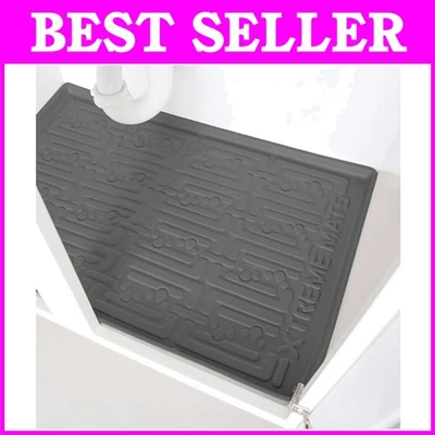 Alfombra impermeable para gabinete de cocina y lavandería - gris 31" x 22" Foto 1 de 4