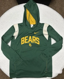 Nike Dri-FIT Baylor Bears Sudadera con Capucha Pullover Verde Para Hombre M Sobre el Campo Sudadera - Imagen 1 de 11