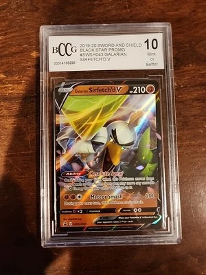 Galarian Sirfetch'd V SWSH043 SWSH: Sword & Shield Promo Cards Holo BCCG 10 - Image 1 of 2