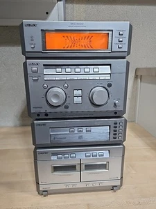 SONY HTC-NX1 & STR-NX3 5 CD Changer (Won't Open) Tape (Doesn't Work) Parts AS-IS - Picture 1 of 12