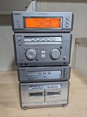 SONY HTC-NX1 & STR-NX3 5 CD Changer (Won't Open) Tape (Doesn't Work) Parts AS-IS - Image 1 of 4