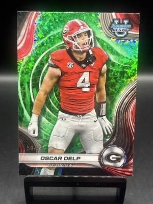 OSCAR DELP 2024 Bowman U Best Georgia Green Mini Diamond Refractor 50/99 - Image 1 of 2