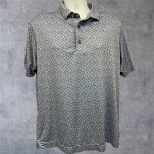 FJ Foot Joy Men’s Golf Shirt Polo Short Sleeve Tropical Theme Size Large - Picture 1 of 8