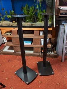Tall Speaker Stands Spiked 84cm Tall Unbranded  P79 - Picture 1 of 9