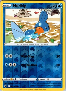 Mudkip Reverse Holo 062/264 SWSH08: Fusion Strike Common - NM - Picture 1 of 2