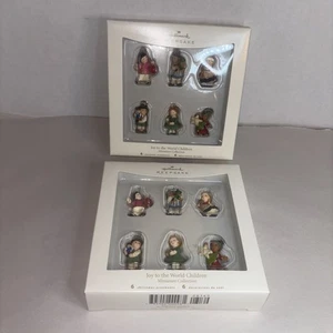 2 boxes of Hallmark Keepsake ornaments - Joy To The World Children Miniatures!! - Picture 1 of 24