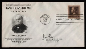 #878 10c Jane Addams, Art Craft-Sealed Flap FDC **ANY 5=FREE SHIPPING** - Picture 1 of 1