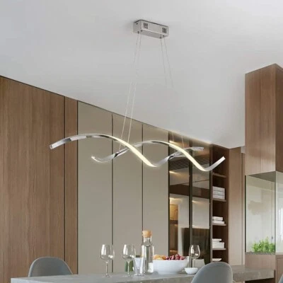 Lampadario a Sospensione LED 28W Design Spirale Tre Tonalità Luce IP20 Interno - Immagine 1 di 4