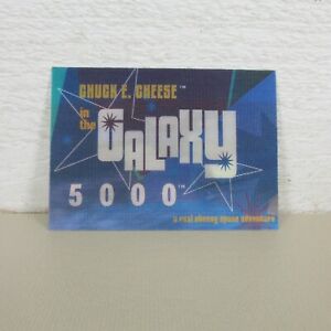 Chuck E. Cheese In The Galaxy 5000 3D Lenticular Trading Card Rare VTG 1999