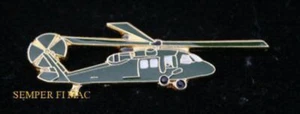 UH-60 BLACKHAWK LAPEL HAT PIN UP US ARMY HELICOPTER USA HELO PILOT WING GIFT - Picture 1 of 12