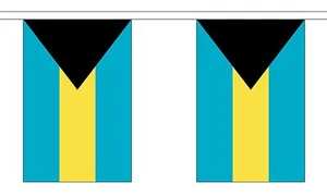 BAHAMAS 3 METRE BUNTING 10 FLAGS flag 3M - Picture 1 of 1