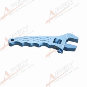 Tensor de herramienta de montaje de manguera de llave de aluminio ajustable azul - Imagen 1 de 4