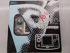 NeoGeo Pocket Crystal White Console SNK Used NEOP14010 Japan Import