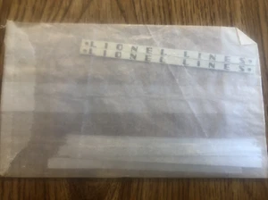 "O" LIONEL LINES passenger car name plates & assortment of blank ? letterboards - Picture 1 of 2