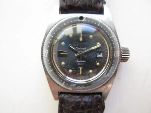 Duward Oceanic 1348 Swiss Aquastar 200m vintage woman's diver watch - Picture 1 of 7