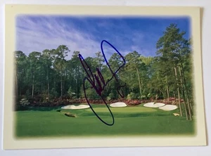 Lee Westwood signed Masters golf Postcard Augusta National photo 2025 pga - Picture 1 of 9