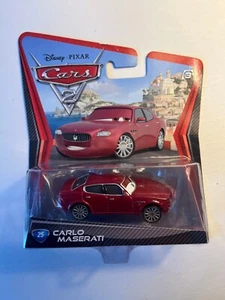 Voiture Cars Disney Pixar Carlo Maserati (rare) - Foto 1 di 2