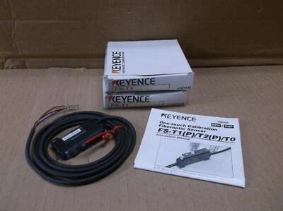 FS-T1 Keyence NEW In Box Photoelectric Switch Sensor Fiber Optic Amplifier FST1 - Image 1 of 4