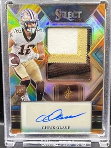 CHRIS OLAVE 2022 PANINI SELECT ROOKIE (RC) TIE- DYE PRIZM RPA 9/25 #JRS-CO - Picture 1 of 2