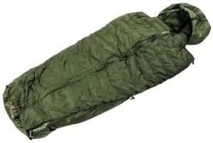 1974 Original British Army Military GB Mummy Sleeping Bag OD Green Normal - Picture 1 of 7