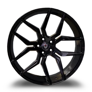 4 ~ 22x9 Marquee M1000W Gloss Black Custom Wheels 5x114.3 Rims  - Picture 1 of 4