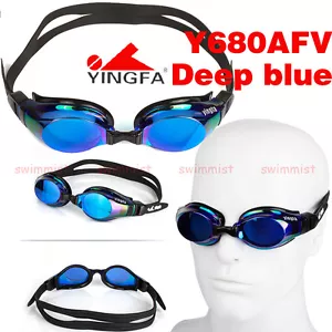 NEW YINGFA Y680AFV-2 PROFESSIONAL RACING SWIMMING GOGGLES ANTI-FOG UV PROTECTION - Picture 1 of 1