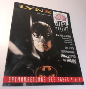 Atari Lynx Gray Matters Magazine Volume 3 - Batman Returns - Picture 1 of 8