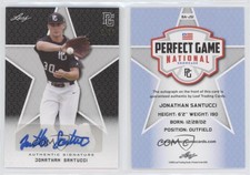 2020 Leaf Perfect Game National Showcase Black /50 Jonathan Santucci Auto