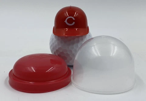 Cincinnati Reds Vtg 80’s Orig LAICH MLB Baseball Mini Gumball Helmet NOS Cover