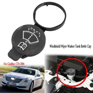 For Cadillac CT6 2016 Wiper Washer Fluid Reservoir Tank Bottle Lid Cap Cover - Imagen 1 de 12
