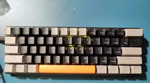 E-YOOSO Z11 Wired Single Color Backlit Mechanical Gaming Keyboard, Blue Switches - Picture 1 of 7