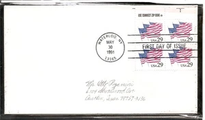 US SC # 2531 Flags On parade FDC. No Cachet. 1 - Picture 1 of 1