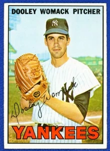 1967 Topps Baseball #77 Dooley Womack Yankees de Nueva York VGEX - Imagen 1 de 2