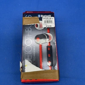 Sentry Bluetooth, Rechargeable, Ear Buds with Built In Microphone, Red, BT150RD - Picture 1 of 3