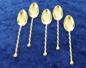 WMF gedreht Moccalöffel gedrehter Griff ca. 10,8 cm 90er Art.530/08.22 -top- - Picture 1 of 3