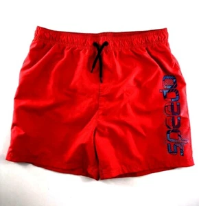 Speedo Red Polyester Boy's Shorts (Age 13/14)  Size XXL Waist 32  - Picture 1 of 3