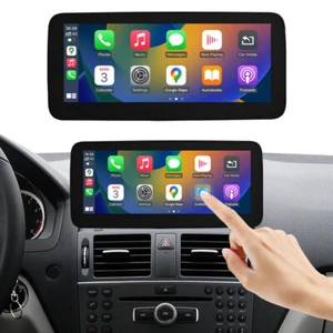 Pantalla táctil multimedia estéreo inalámbrica para automóvil de 10,25"" para Benz C W204 NTG4.0 2008 - Imagen 1 de 16