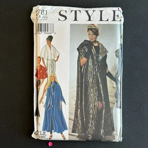 Style Sewing Pattern 2781 Size 10-28 Long Cape Capelet 4 Variations 90s Y2K - Picture 1 of 6