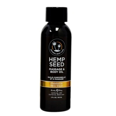 Earthly Body Hemp Seed Scented Massage and Body Oil 2oz - Dreamsicle - Image 1 of 2