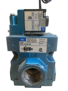 MAC 56C-72-591BA Solenoid Valve 24V 150 PSI - Picture 1 of 4