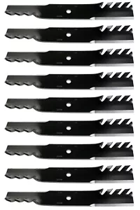 9 USA Mower Blades® Toothed Fits Gravely® 00450300 4916400 36" 52" 54" Deck - Foto 1 di 7