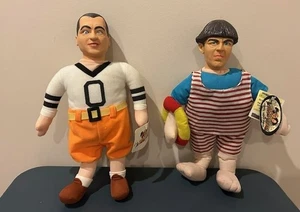 The Three Stooges Moe Badeanzug und lockige Fußball Plüsch Puppen - Bild 1 von 2