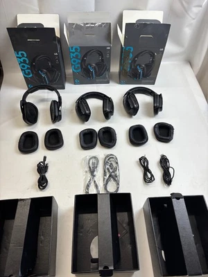 UNVOLLSTÄNDIG DEFEKT 3x Logitech G935 kabelloses Gaming-Headset - Bild 1 von 4