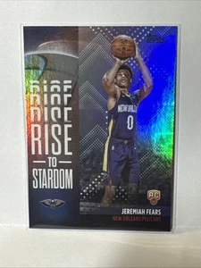 Jeremiah Fears 2025-26 Topps #RTS-7 Rise to Stardom Rainbow Foil RC Pelicans - Picture 1 of 10