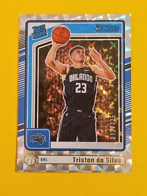 Donruss Tristan Da Silva Hyper Rated Rookie Prizm 12/125 Magic #203 2024-25 Foto 1 de 3