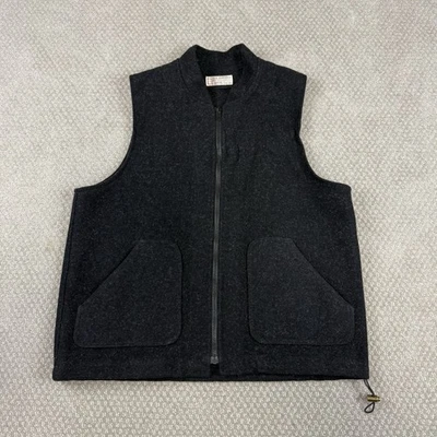 Vtg Filson Wool Mackinaw Liner Vest Jacket Coat Men’s L Charcoal Style 121 USA - Image 1 of 4