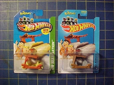 2 HOT WHEELS КРЕМНЕВЫЙ МОБИЛЬ FLINTSTONES! HW ВООБРАЖЕНИЕ И HW ГОРОД СЕРИИ! Новый нераспакованный - Изображение 1 из 4