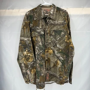 RedHead Men 2XL Silent Hide Shirt Camo Long Sleeve Button Front Thick Outdoor - Picture 1 of 9